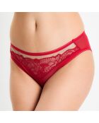 Culotte Fleur d'Art rouge