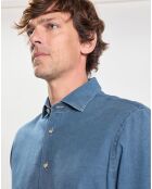 Chemise Slim Fit en Denim bleu clair