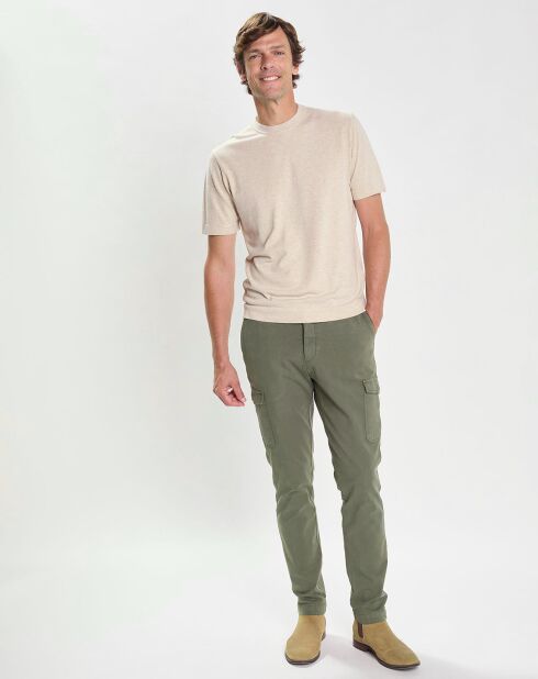 Pantalon Regular Fit Cargo kaki