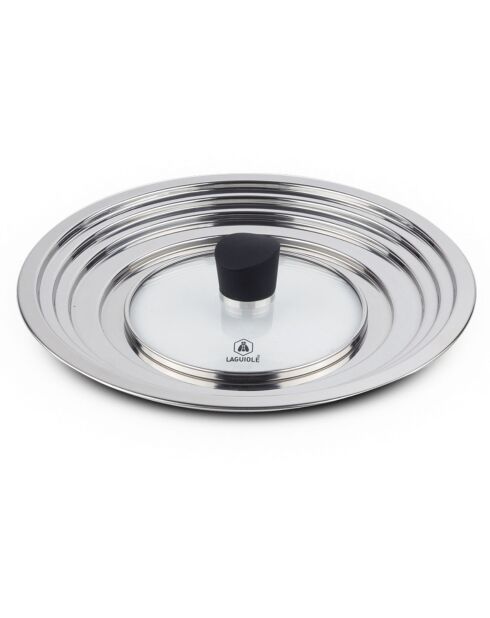 Batterie de cuisine amovible astuces induction - 10 pièces gris