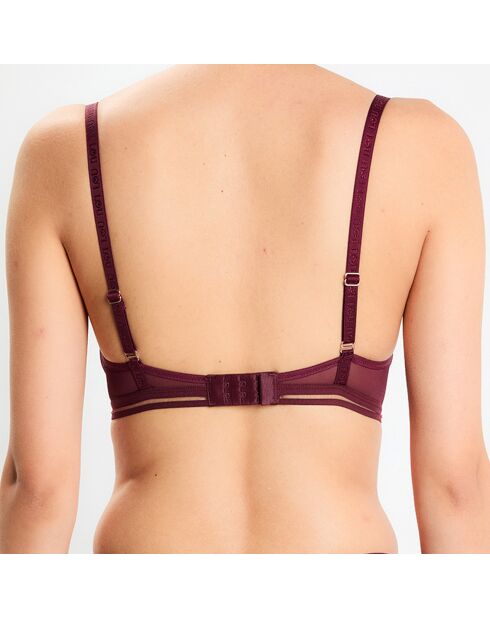 Soutien-gorge coques avec armatures Précieuse bordeaux