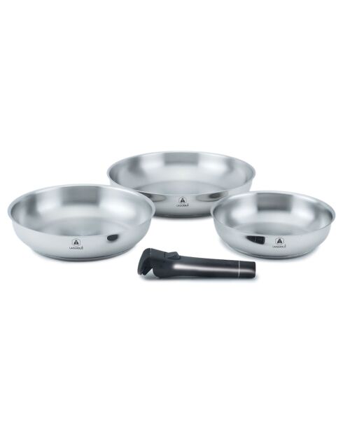 3 estufas de inducción 'reactivas' grises extraíbles