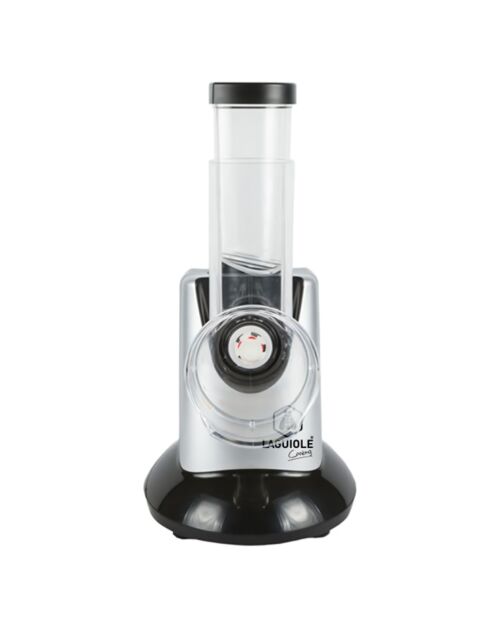 Découpe-légumes électrique râpe 5-en-1 noir / gris