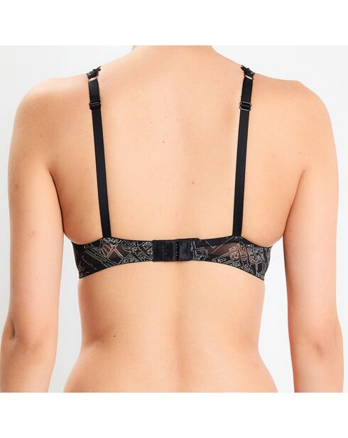 Soutien-gorge avec armatures Oxygène Arty noir