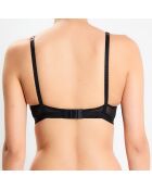 Soutien-gorge sans armatures Fleur d'Art noir