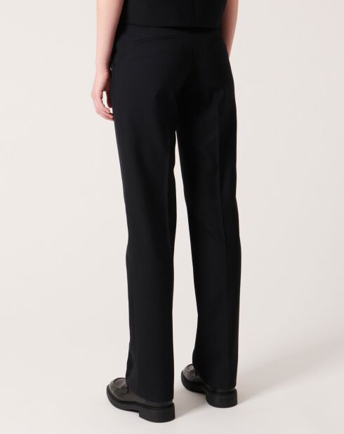 Pantalon en Laine mélangée Peete noir