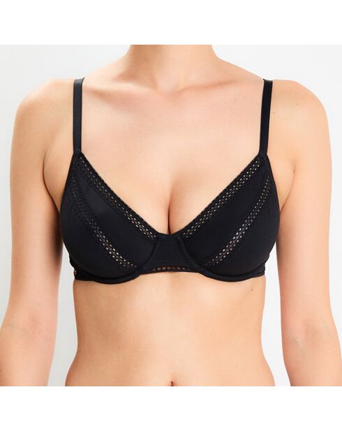 Soutien-gorge coques avec armatures Caresse noir