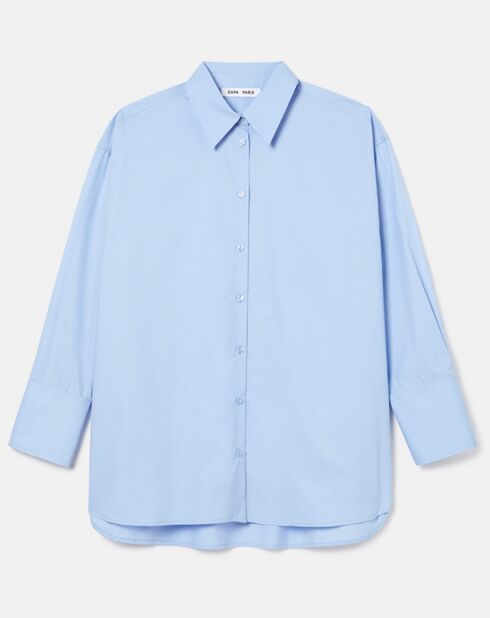 Chemise Cahaya bleu ciel