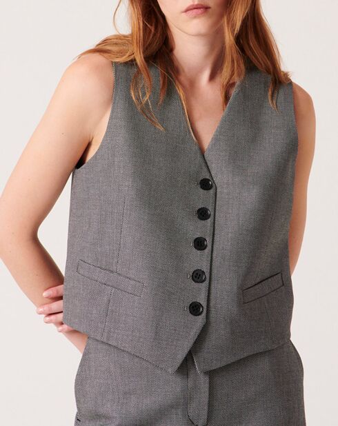 Gilet  Gianno gris