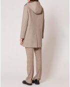 Manteau en Laine mélangée Meros beige