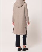 Manteau en Laine mélangée Misao beige