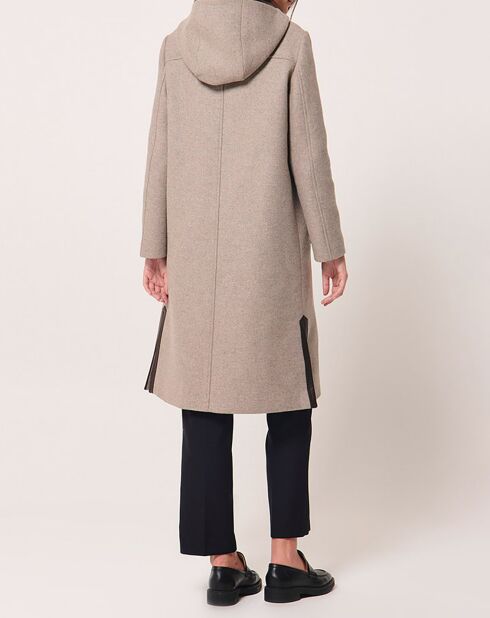 Manteau en Laine mélangée Misao beige