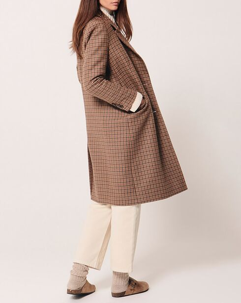 Manteau en Laine mélangée Marc camel