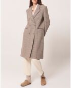 Manteau en Laine mélangée Marc beige