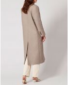 Manteau en Laine mélangée Mattiz beige