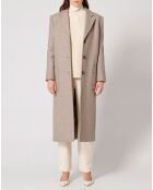 Manteau en Laine mélangée Mattiz beige