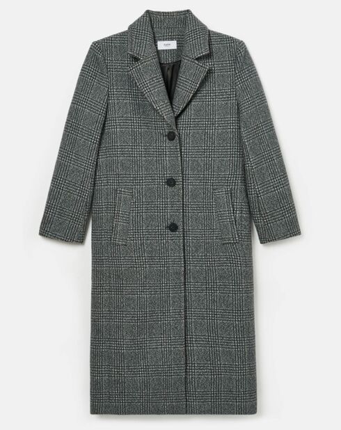 Manteau en Laine mélangée Mattiz gris moyen