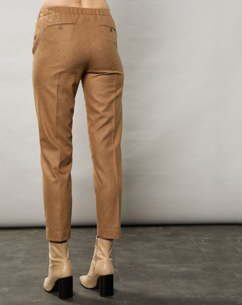 Pantalon en Laine mélangée Pixel chameau