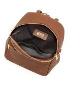 Zaino Zeolla in pelle di cammello - 22x29x11 cm