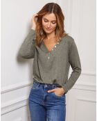 Pull Drival kaki