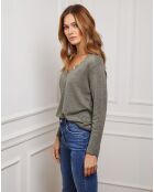 Pull Drival kaki