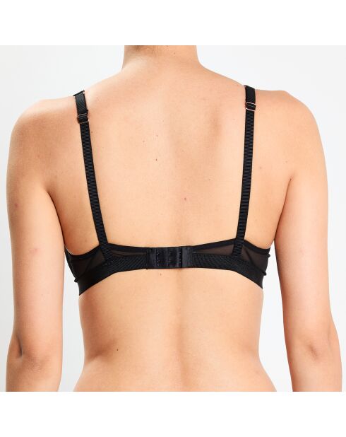 Soutien-gorge emboîtant avec armatures Fleur d'Art noir