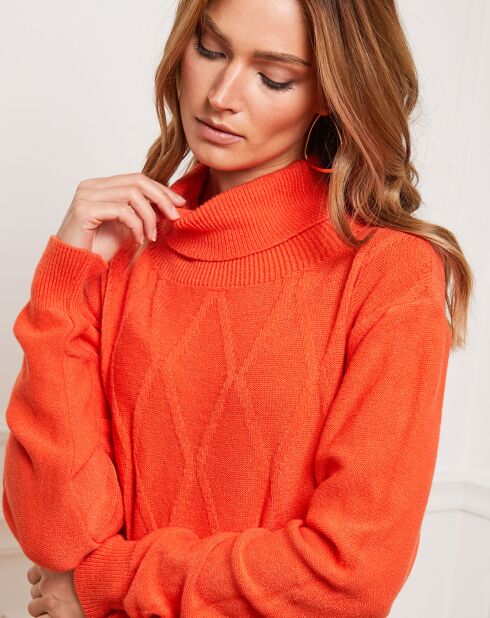 Felicidad orangefarbenes Kleid