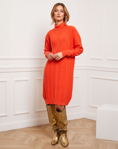 Felicidad orangefarbenes Kleid