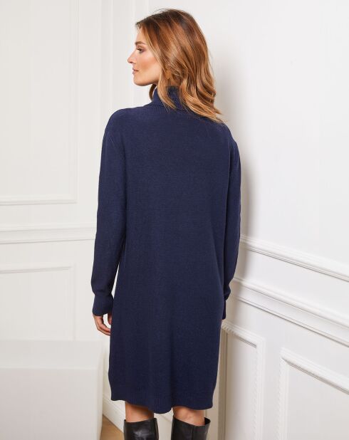 Marineblaues Kleid Felicidad