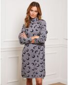 Robe en Cachemire mélangé Gibraltar gris/noir