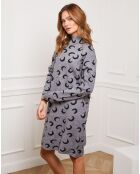 Robe en Cachemire mélangé Gibraltar gris/noir