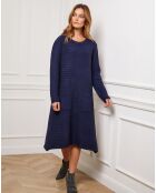 Robe en Cachemire mélangé Giusepe marine