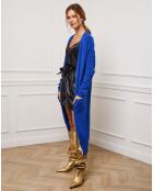 Gilet en Cachemire mélangé Irissa bleu roi