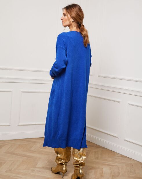 Gilet en Cachemire mélangé Irissa bleu roi
