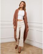 Gilet en Cachemire mélangé Irissa camel
