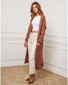 Gilet en Cachemire mélangé Irissa camel