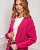 Gilet en Cachemire mélangé Irissa fushia