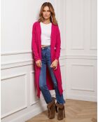 Gilet en Cachemire mélangé Irissa fushia