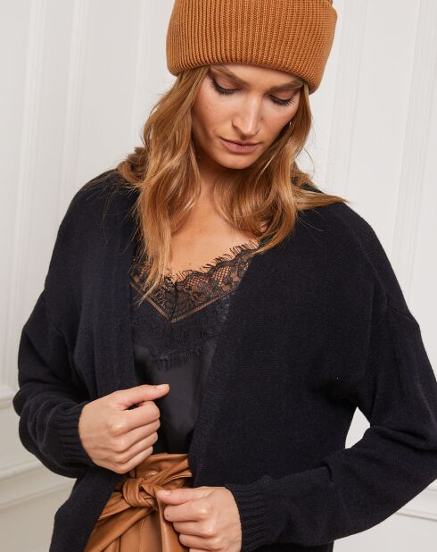 Gilet en Cachemire mélangé Irissa noir