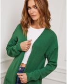 Gilet en Cachemire mélangé Irissa vert