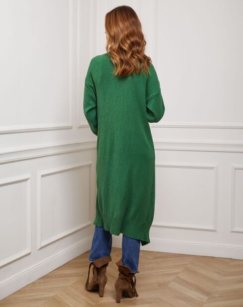 Gilet en Cachemire mélangé Irissa vert