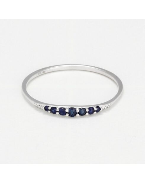 Bague Bryan Saphirs 0.12 ct or blanc
