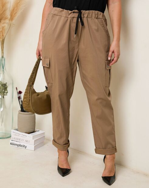 Pantalon Fabiola taupe