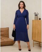 Robe Tonia bleu marine