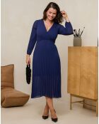 Robe Tonia bleu marine
