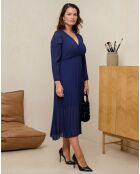 Robe Tonia bleu marine