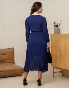 Robe Tonia bleu marine