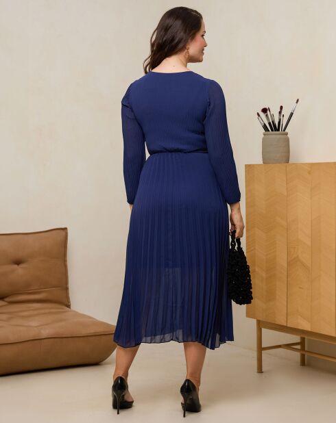 Robe Tonia bleu marine