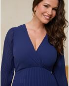Robe Tonia bleu marine