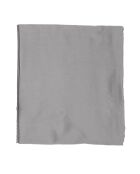 Parure housse de couette en satin de coton gris foncé